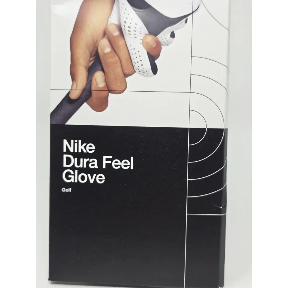 Nike Dura Feel Golf Glove Size Small Junior Right Hand Ages 8-12 White/Black